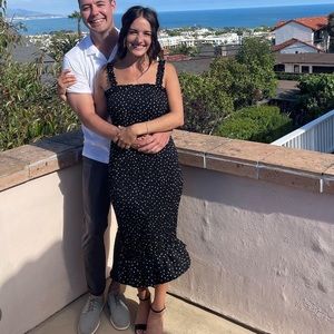 ‼️SOLD‼️ Polka Dot Midi Dress